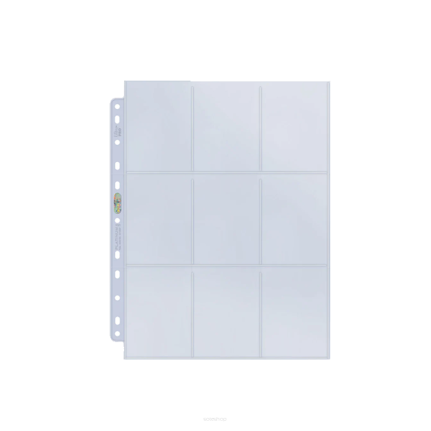 Ultra Pro - Silver 9-Pocket Pages -  (11 Hole) - Page