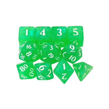 Ultra Pro - Eclipse - 11 Dice Set - Lime Green