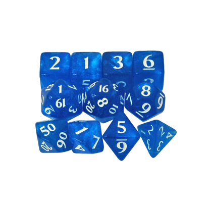 Ultra Pro - Eclipse - 11 Dice Set - Pacific Blue