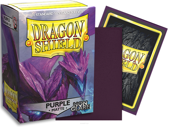 Dragon Shield Matte Non-Glare Sleeves - Purple