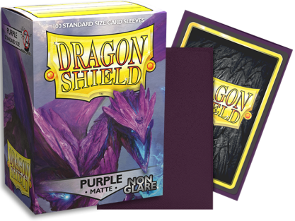 Dragon Shield Matte Non-Glare Sleeves - Purple