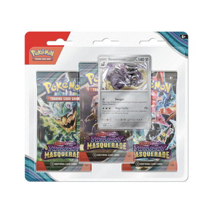 Pokémon TCG - Scarlet & Violet - Twilight Masquerade - 3-Pack Blister