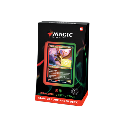 Magic the Gathering: Evergreen - Starter Commadner Deck - Draconic Destruction