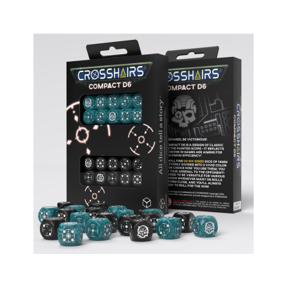 Crosshairs Compact D6 - Stormy & Black