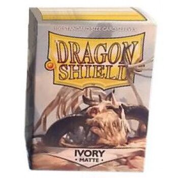 Dragon Shield Standard Sleeves - Matte Ivory