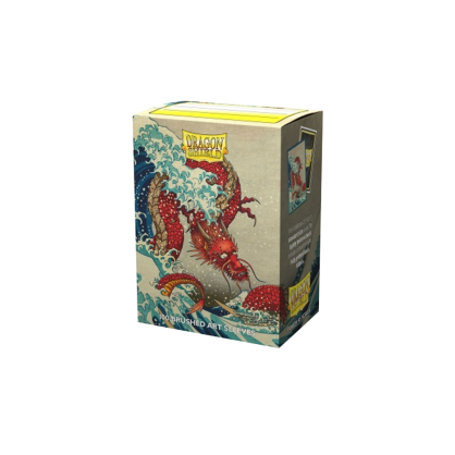 Dragon Shield - Brushed Art Sleeves - The Great Wave