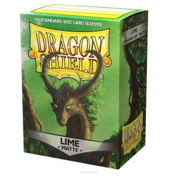 Dragon Shield Standard Sleeves - Matte Lime