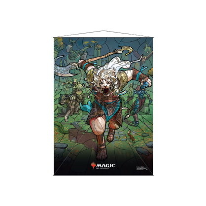 Ultra Pro - Magic: The Gathering - Stained Glass - Ajani - Wall Scroll
