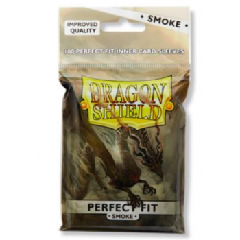 Dragon Shield Standard Perfect Fit Sleeves - Clear/Smoke