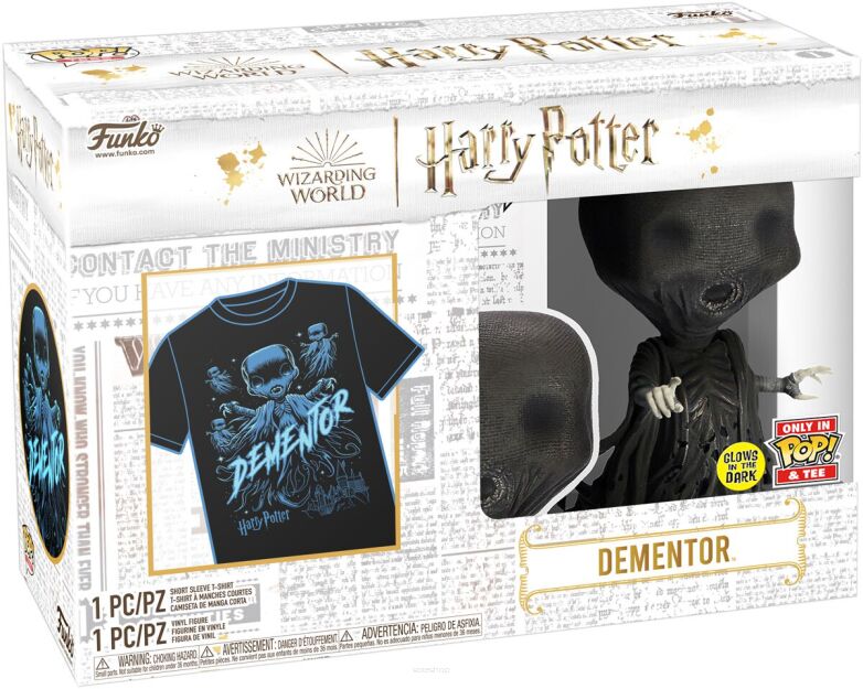 Wizarding World + Funko POP! Harry Potter - Dementor 161 zestaw z koszulką