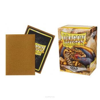 Dragon Shield Standard Sleeves - Matte Gold