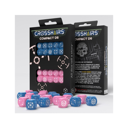 Crosshairs Compact D6 - Blue & Pink