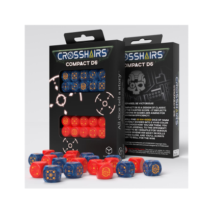 Crosshairs Compact D6 - Cobalt & Red