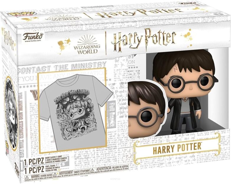 Wizarding World + Funko POP! Harry Potter 162 zestaw z koszulką