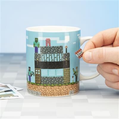 Kubek Paladone Minecraft Build a Level Mug 325ml