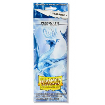 Dragon Shield Standard Perfect Fit Sealable Sleeves - Clear