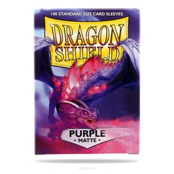 Dragon Shield Standard Sleeves - Matte Purple