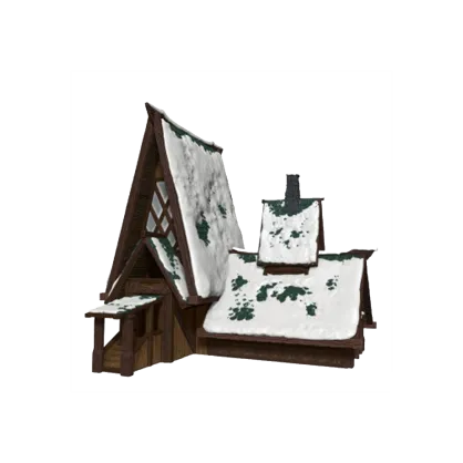 Dungeons & Dragons - Icons of the Realms Miniatures: Icewind Dale - The Lodge Papercraft Set
