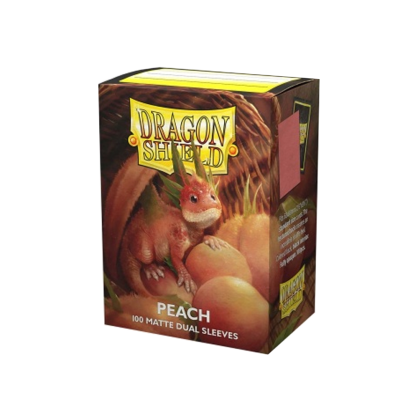 Dragon Shield Sleeves - Dual Matte -  Peach