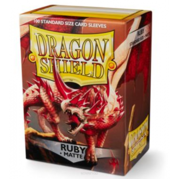 Dragon Shield Matte Sleeves - Ruby