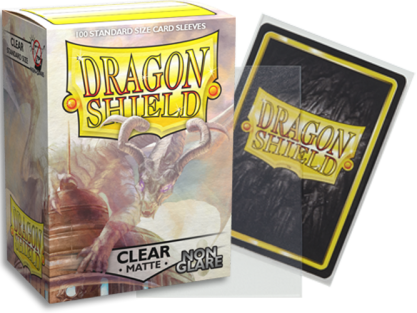 Dragon Shield Matte Non-Glare Sleeves - Clear