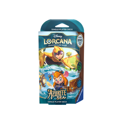 Lorcana - Chapter 6 - Azurite Sea - Starter Deck - Emerald/ Sapphire