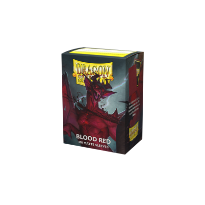 Dragon Shield Sleeves - Matte - Blood Red