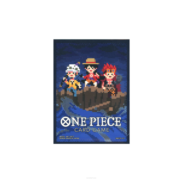 One Piece Card Game - Official Sleeves - The Three Captains Pixel Art